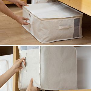 Wholesale New Product Foldable Ziplock Fabric Clothes Blankets <b>Quilt</b> Storage Bags Bag Organizers With Window - Product Image 5