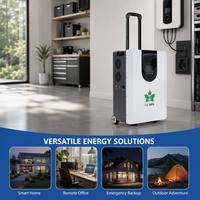 Centrale Électrique Portable Tout-en-un 3kW avec Onduleur + Batterie LiFePO4 4kWh, Hybride Réseau, Communication CAN, Gamme de Sortie 20kW