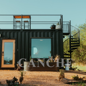 Casa Contenedor Plegable de Lujo Prefabricada EcoSmart de 20 pies, Impermeable, Multifuncional, Resistente a Terremotos de Grado 8, para Exteriores - Product Image 2