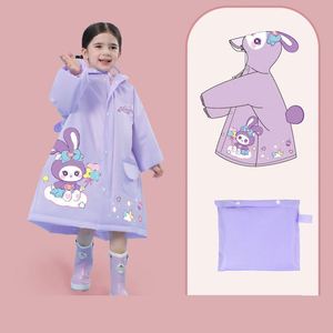 Cartoon Durable Eco-Friendly for Waterproof Reusable and Portable Eva Raincoat Kids Rainwear Set for Outdoor Tours - Product Image 3