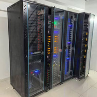 Maßgefertigtes Industrielles Kaltgewalztes Stahlgehäuse 19-Zoll 800mm Tiefe 42U Hochdichte-Computing Deep Blade Server-Gehäuse Lagerware
