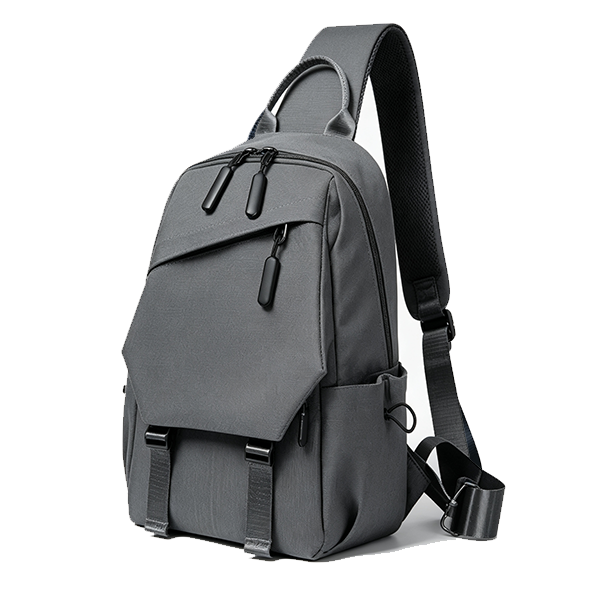 Men Trendy Multifunctional Polyester Chest Bag