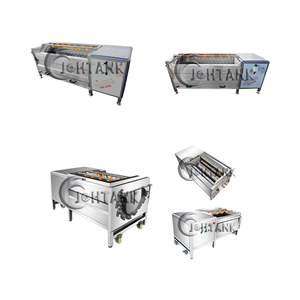 Automatic Vegetable Peeling Machine <strong>Photo</strong> Carrot Ginger Cleaning and Peeling Machine Brush Roller Washing Peeling Machine Price - Product Image 6