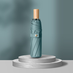 <span class=keywords><strong>Parapluie</strong></span> de voyage classique, nouveau design, <span class=keywords><strong>pliable</strong></span> en trois, double usage pluie et soleil, anti-UV pour femmes et hommes, vente en gros - Product Image 6
