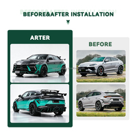 Pièces de voiture, capot, kit carrosserie pour Lamborghini URUS 2018-2024, fibre de carbone sèche, style MSY, kit carrosserie avant arrière, spoiler de pare-chocs