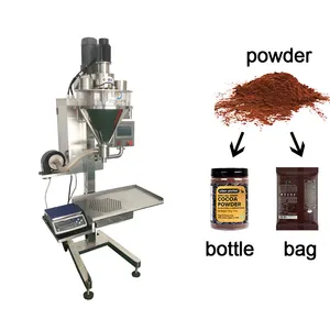 Máquina de llenado de polvos secos semiautomática, rellenadores de glucosa en polvo de pequeño volumen