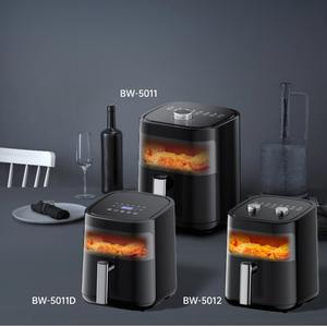 Four à frire à air chaud multifonction 8-en-1, grande capacité 5,1 L, 2000 W, modèle 2025 amélioré, sans huile, pour camping-car et usage domestique, économe en énergie A+++, antiadhésif, facile à utiliser - Product Image 2