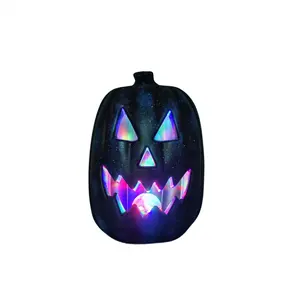 Klassische Kunststoff Halloween dekorative Kürbis PP Carvable Kürbisse mit Licht