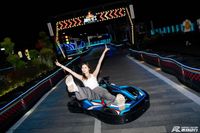 Kart de Carreras Comercial de Lujo para Adultos y Adolescentes, Monoplaza, Eléctrico, 900W, con Batería de Litio Ferrofosfato