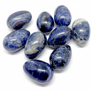 High Polished Stone <b>Crystals</b> Healing Stones Gemstone Natural Agate Blue Sodalite <b>Crystals</b> Bulk Yoni Eggs Mascot for Sale - Product Image 1