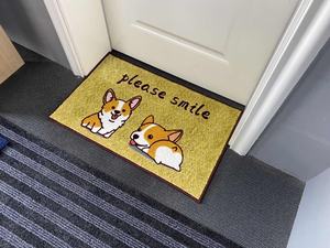 <span class=keywords><strong>Paillasson</strong></span> antidérapant moderne, tapis de maison imprimé chien ou <span class=keywords><strong>chat</strong></span>, accessoire de bienvenue - Product Image 3