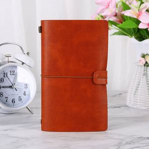 Personalized Hardcover <b>Leather</b> Cover A6 Traveler Planner Organizer Custom Diary Agenda Refillable Reusable Gift <b>Notebook</b> 80 - Product Image 4