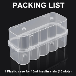 Wholesale Custom 3ml 5ml 7ml Transparent Plastic Vaccine Bottle <b>Boxes</b> Packaging <b>Small</b> Peptide Vial Bottle Storage Box - Product Image 2