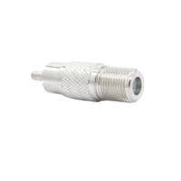 Venta directa de fábrica Conector de compresión de cable coaxial RF F Hembra RCA Macho a F Conector hembra