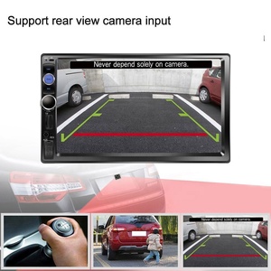 Máy Phát Video Xe Hơi Podofo 2 Din, Máy Phát Nhạc MP5 Màn Hình Cảm Ứng 7 ''HD FM AUX USB SD 7010B + 12 Đèn LED Phía Sau Camera - Product Image 2