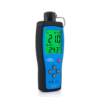 AR8100 Monitor Kualitas Udara Pengukur Gas O2 Oksigen TEMP Detektor Analisa Genggam