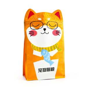 Pochette debout avec logo de forme personnalisée Friandises naturelles pour animaux de compagnie savoureux Emballage de nourriture pour chiens en feuille d'aluminium Sacs d'alimentation pour chiens faits à la main - Product Image 1