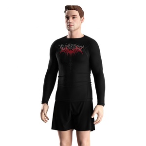 Rashguard de MMA Heavy Metal para Hombre, Personalizado, Manga Larga o Corta, para Grappling, Jiu Jitsu, BJJ, Artes Marciales - Product Image 5