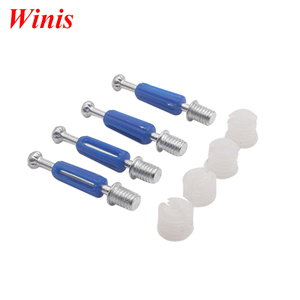 <span class=keywords><strong>Kit</strong></span> 3-en-1 pour accessoires de mobilier de <span class=keywords><strong>cuisine</strong></span> Minifix, came excentrique 12*10mm, <span class=keywords><strong>fixation</strong></span> mini-fix pour panneau de 16/18mm, bleu - Product Image 5