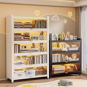 Librero de Acero Iyanen con Puertas, Estante Rectangular Moderno para Estudio, Gabinete de Almacenamiento Resistente, Tipo Vertical CWG-SG - Product Image 3