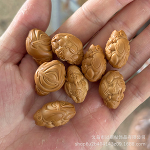 אביזרים לעדי אבזרים ליבות זית גילוף עושר האל צמיד פנים נבוכה פנים pixiu תכשיטים תכשיטים בעבודת יד ביד - Product Image 3