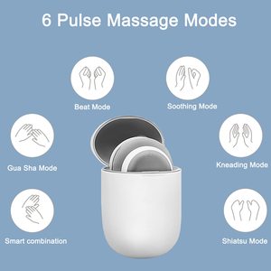 Masajeador de pulso corporal inalámbrico para aliviar el dolor-Masajeador de espalda inteligente con 6 modos 16 niveles de intensidad - Product Image 3