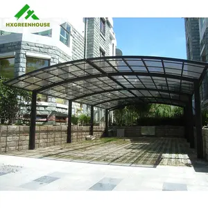 Mái Che Mưa Khung Mái Vòm Polycarbonate RẮN SANG TRỌNG Nhật Bản Phụ Tùng Thay Thế Sử Dụng Kim Loại Bãi Đậu Xe Bán Mái Che