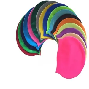 高品质防水彩色耐用男士专业游泳帽
