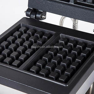 Máquina para hacer waffles belgas, equipo comercial para aperitivos, <span class=keywords><strong>2</strong></span> placas, antiadherente - Product Image 3