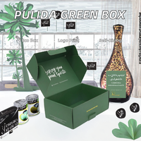 Boîte en carton ondulé pour cosmétiques, étanche, avec logo personnalisé en relief, recyclable, pour envoi postal, format avion