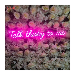 Winbo Dropshipping Custom Led luce insegna al Neon camera decorazione per la casa Design gratuito parlare trenta a <span class=keywords><strong>Me</strong></span> segno al Neon logo personalizzato segno LED - Product Image 4