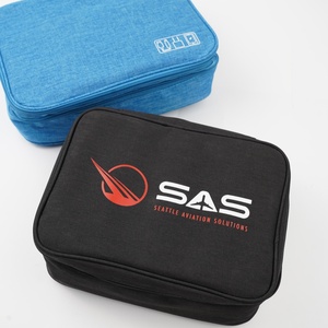 Bolsa de Almacenamiento de Cables para Accesorios Electrónicos Digitales, Portátil, de Lujo, de 3 Capas, de Poliéster, con Cierre - Product Image 4