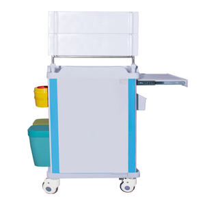 รถเข็นฉุกเฉินอเนกประสงค์สำหรับโรงพยาบาล รถเข็นยาและยาชาแบบมีล้อ - Product Image 6