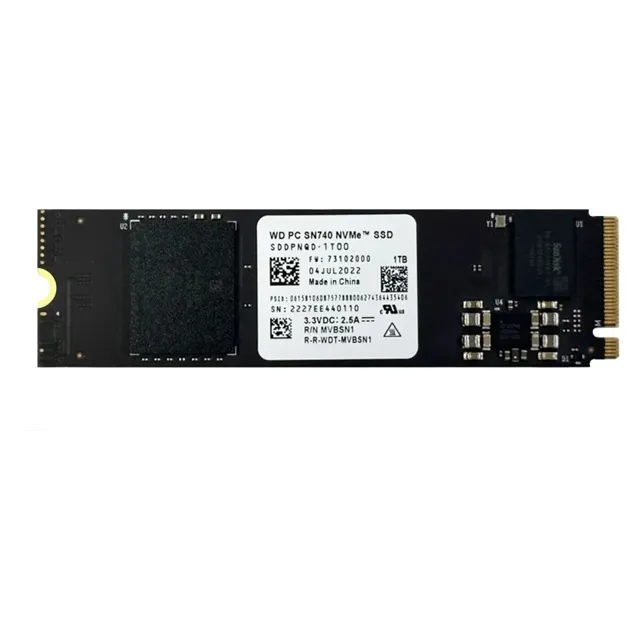 WD PC SN740 2テラバイト1テラバイト512GB M.2 2280 PCIe4 NVMe SSD TLC内蔵SSD for Microsoft Surface ProX Surface Laptop 3 Steam Deck