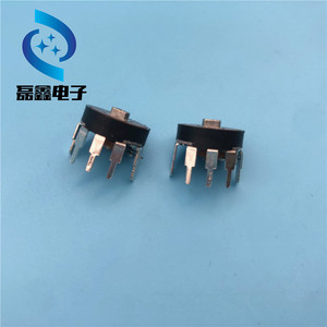 Potenciómetro Rotatorio RV12 de 50K Ohmios con Interruptor, Orificio Pasante, Actuador Moleteado SPDT - Product Image 4