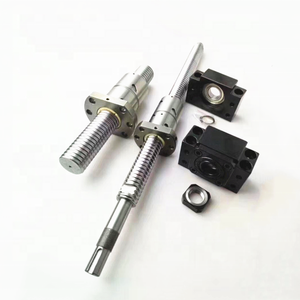 DFU2005 DFU2005-4 20mm ホットセール C7ネジ ダブルナット リニアモーション ボールねじ CNC工作機械用 - Product Image 2