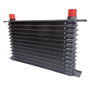 Refroidisseur d'huile empilé à haute efficacité, radiateur de refroidissement d'huile hydraulique en aluminium pour machines de construction