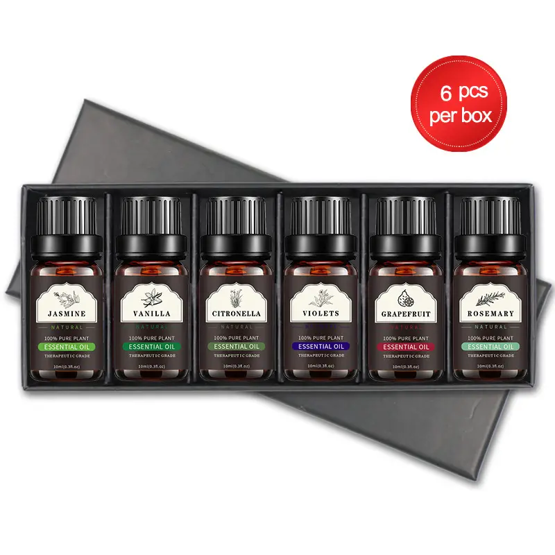 Ätherisches Öl Set in Geschenk box Diffusoren Ätherisches Öl Reine Massage Aroma therapie Kerzen herstellung