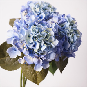 CM-RT007 vero tocco ortensia fiore artificiale grandi fiori <span class=keywords><strong>ortensie</strong></span> matrimonio artificiale in lattice bianco verde Hortensia - Product Image 5