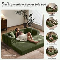 Großhandel Modernes Konvertierbares Modulares Stoff-Ecksofa mit Reiner Schaumstoffpolsterung und Edelstahlbeinen für Wohnzimmer & Hotelgebrauch