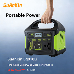 Estación de Energía Portátil Ecológica de Onda Sinusoidal Modificada de 300W 500W para el Hogar y Actividades al Aire Libre - Product Image 1