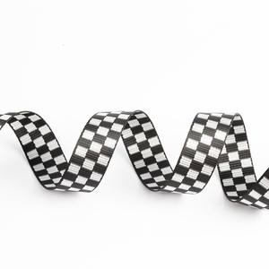 20 мм 25 мм 32 мм 38 мм 1 дюйм черный и белый глянцевый пользовательский узор нейлоновый ремешок для одежды багажа - Product Image 2