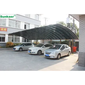 Polycarbonate carport auto awning waterproof outdoor car shelter sun shade carport for sale