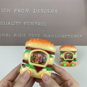 Ventes directes d'usine enfants <span class=keywords><strong>passe</strong></span>-<span class=keywords><strong>temps</strong></span> classique jouet drô<span class=keywords><strong>le</strong></span> Hamburger forme en plastique Console de poche anneau lancer jeu d'eau - Product Image 4