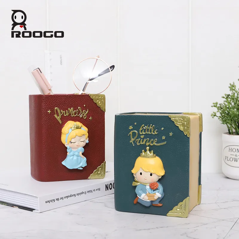 ROOGO fiaba a forma di libro studio portapenne casa e soggiorno decorazione regalo per bambini