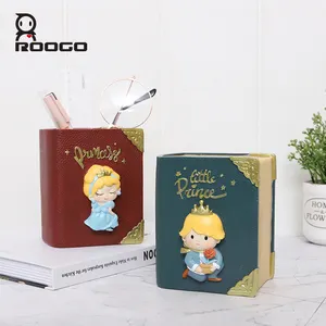 ROOGO peri masalı kitap şekilli çalışma kalemlik ev ve oturma odası dekorasyon hediye çocuklar için