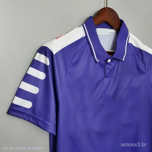 1998 Florentine Retro Jersey 9 battye thêu thoáng khí retro bóng đá Jersey - Product Image 5