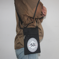 Tas Organizer dompet leher perjalanan tas kurir kecil tas penyimpan paspor