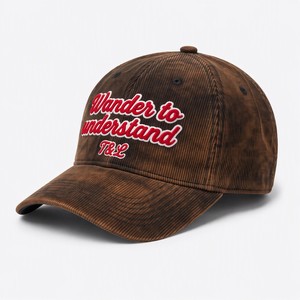 T&L Custom Chenille Embroidery Logo 6-Panel Corduroy Adjustable Sports Cap Vintage Retro <b>Dad</b> <b>Hat</b> Wholesale OEM - Product Image 1