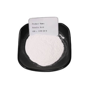 Заводская поставка, экстракт рисовых отрубей косметического качества, 1135-24-6 98% феруловая кислота - Product Image 1